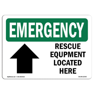 Rescue Equipment Located Here