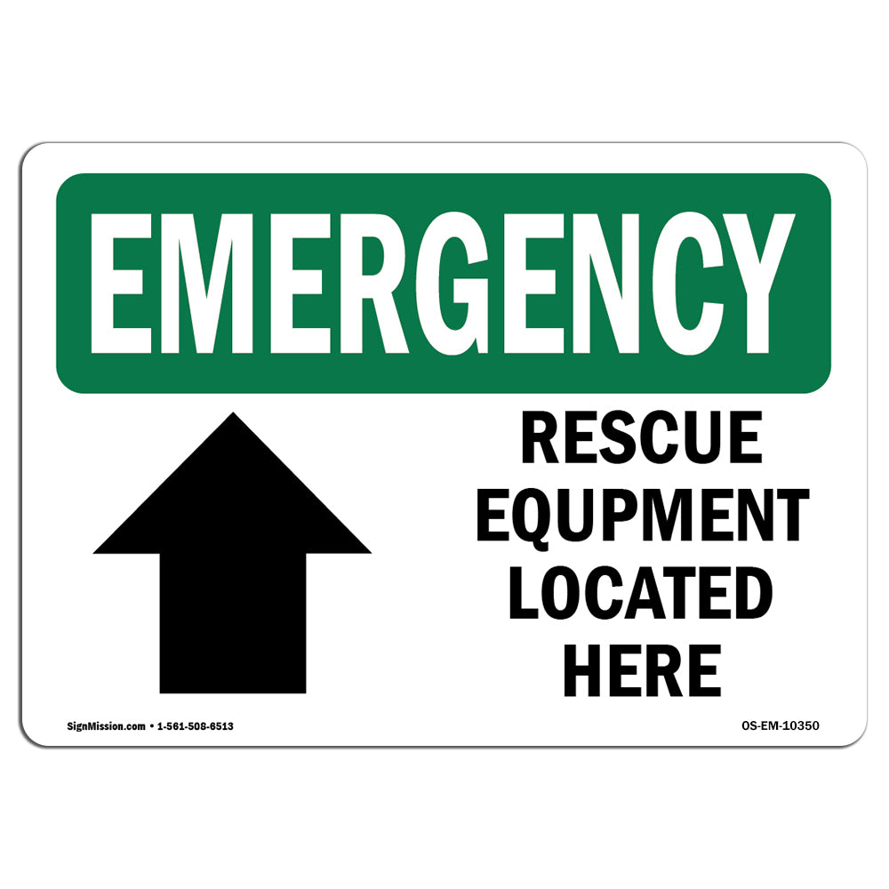 Rescue Equipment Located Here