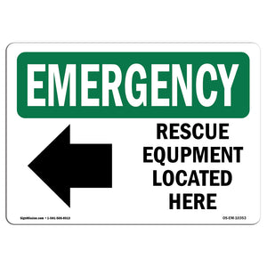 Rescue Equipment Located Here