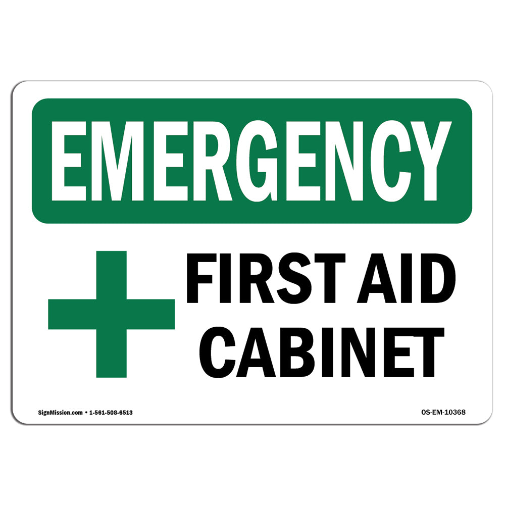 First Aid Cabinet With Symbol