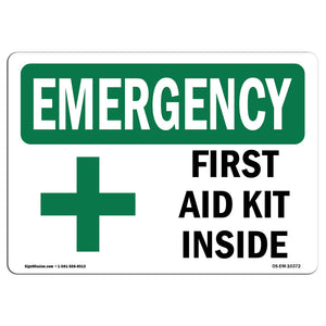 First Aid Kit Inside With Symbol