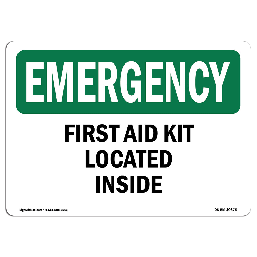 First Aid Kit Located Inside