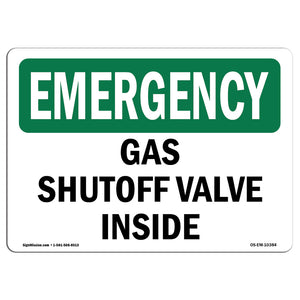 Gas Shutoff Valve Inside