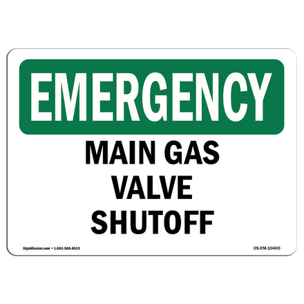 Main Gas Valve Shutoff