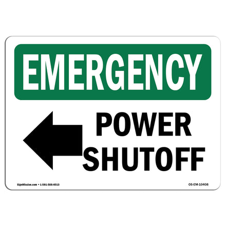 Power Shutoff [Left Arrow] With Symbol