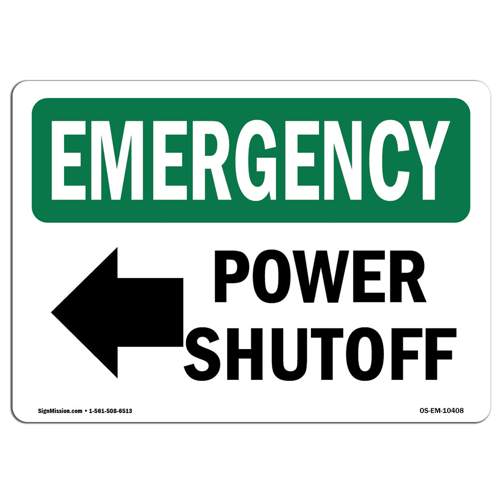 Power Shutoff [Left Arrow] With Symbol