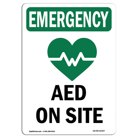 AED On Site With Symbol