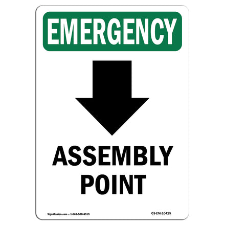 Assembly Point [Down Arrow] With Symbol