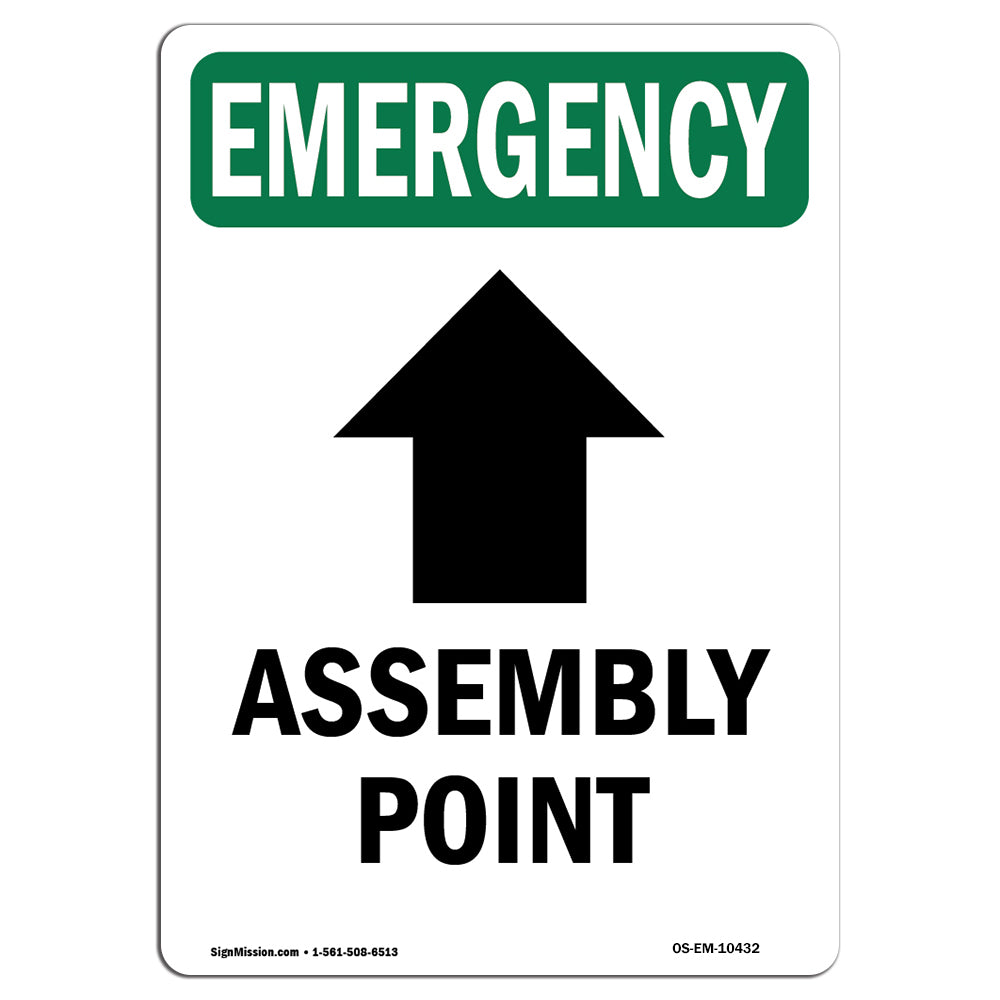 Assembly Point [Up Arrow] With Symbol