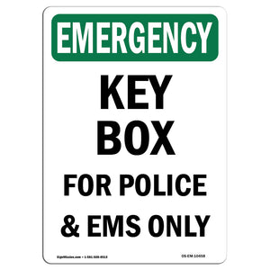 Key Box For Police And EMS Only!