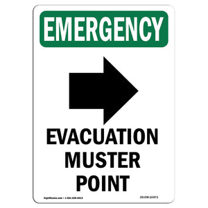 Evacuation Muster With Symbol