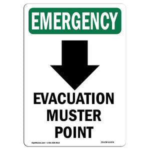 Evacuation Muster With Symbol