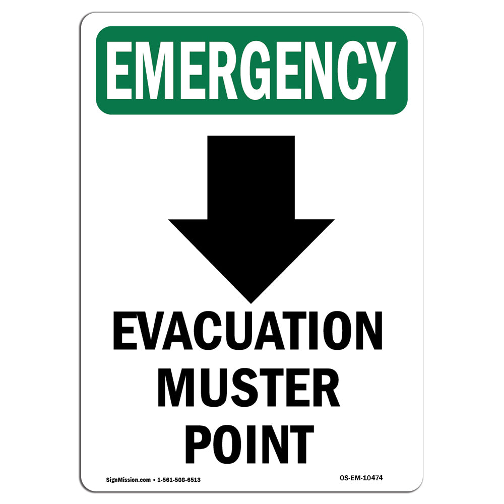 Evacuation Muster With Symbol