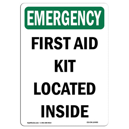 First Aid Kit Located Inside