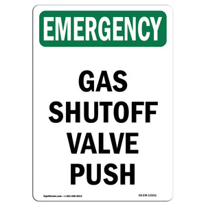 Gas Shutoff Valve Push