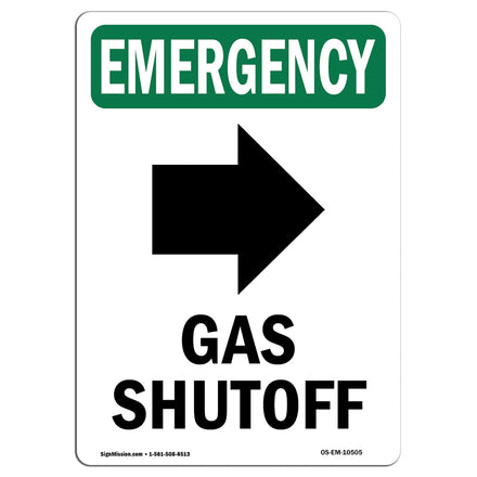 Gas Shutoff [Right Arrow] With Symbol