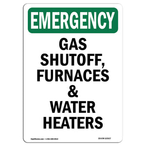 Gas Shutoff, Furnaces And Water Heaters
