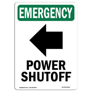 Power Shutoff [Left Arrow] With Symbol