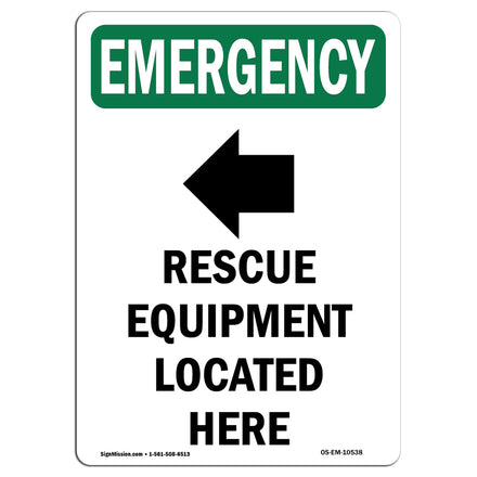 Rescue Equipment Located Here