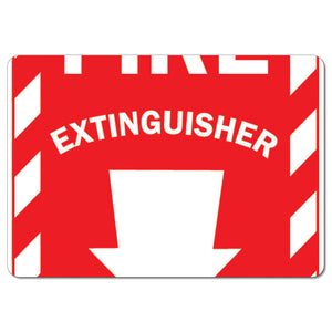 Fire Extinguisher with Arrow