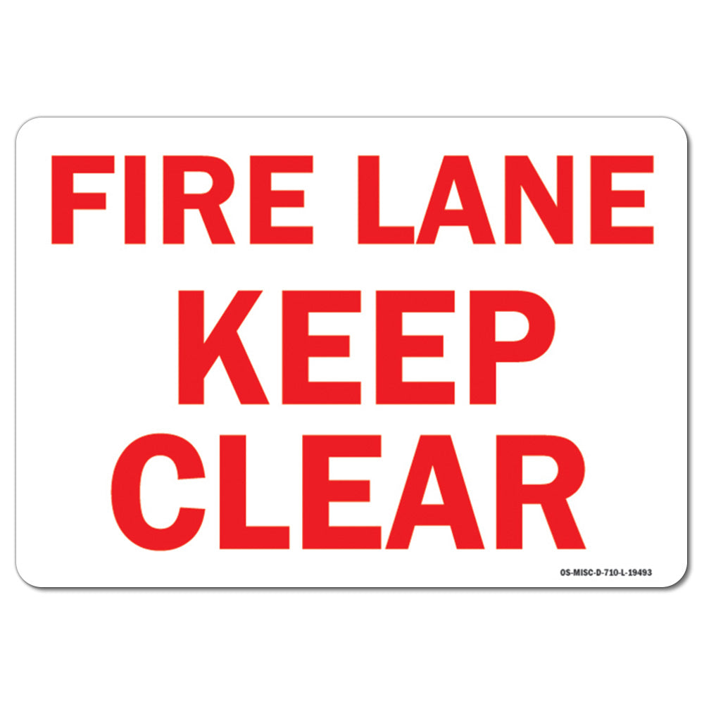 Fire Lane Keep Clear