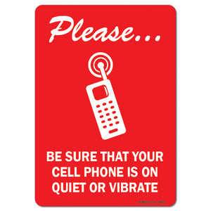 Your Cell Phone is on Quiet or Vibrate with Graphic