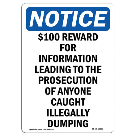 $100 Reward For Information Leading