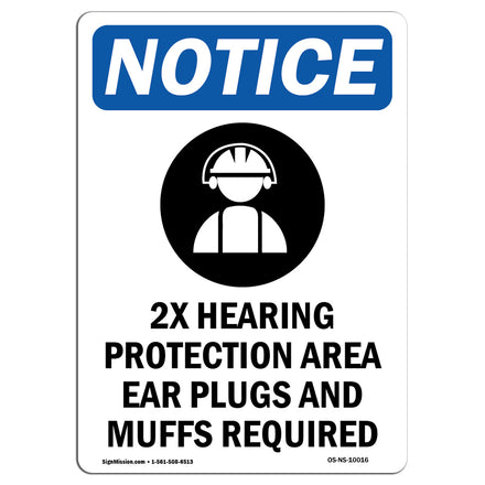 2X Hearing Protection Area Ear