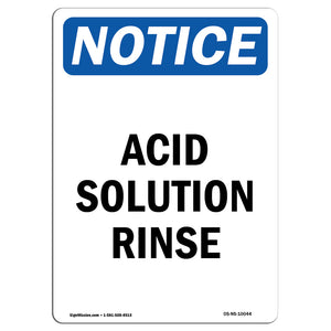 Acid Solution Rinse