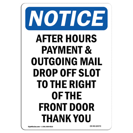After Hours Payment & Outgoing Mail Drop