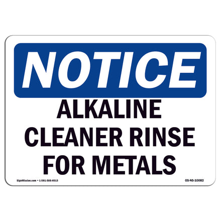 Alkaline Cleaner Rinse For Metals