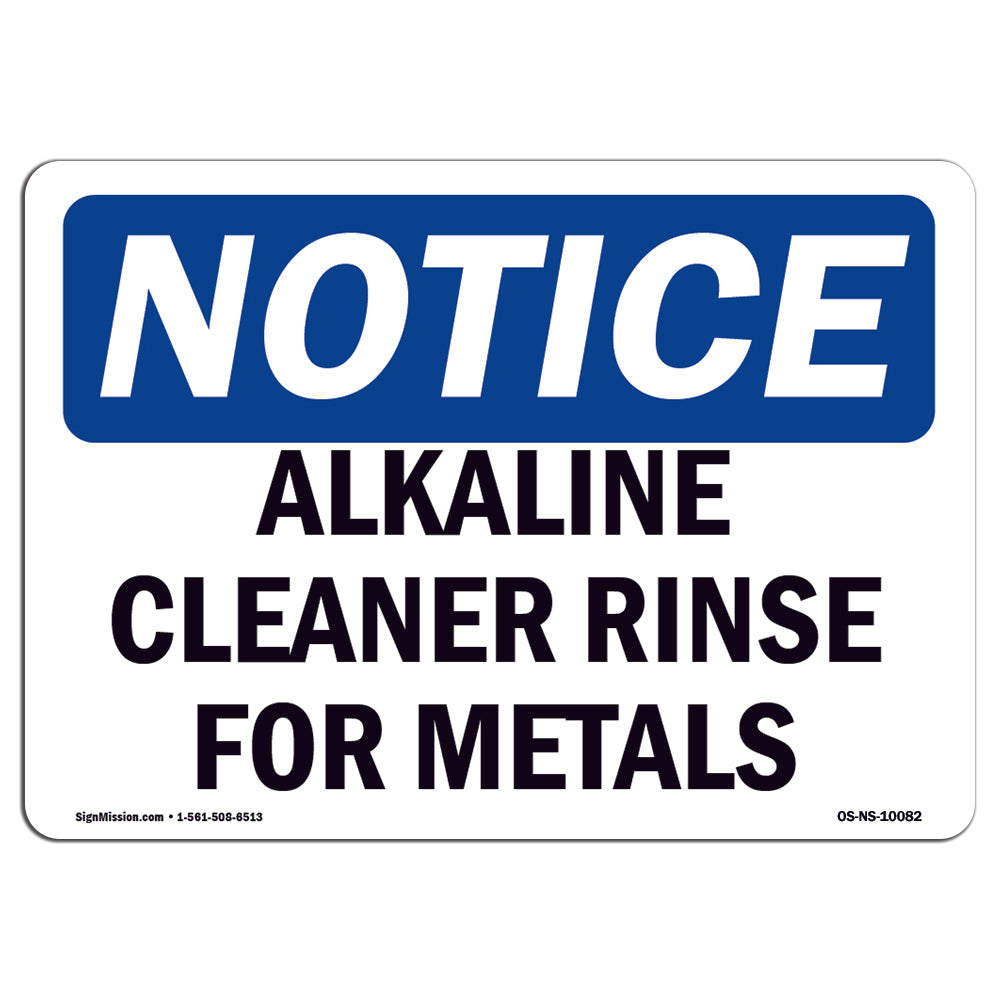 Alkaline Cleaner Rinse For Metals