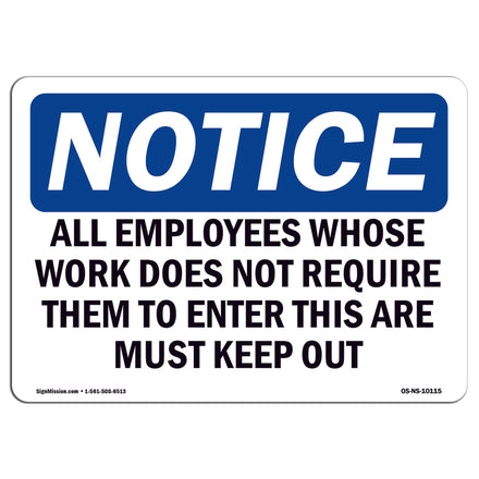 All Employees Whose Work Does Not Require