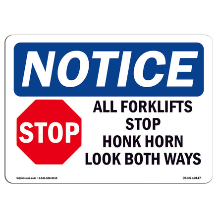 All Forklifts Stop Honk Horn