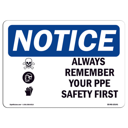 Always Remember Your PPE Safety First