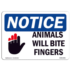 Animals Will Bite Fingers