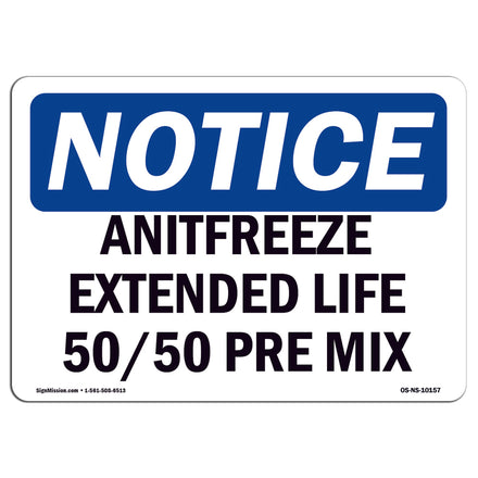 Antifreeze Extended Life 50 50 Pre Mix