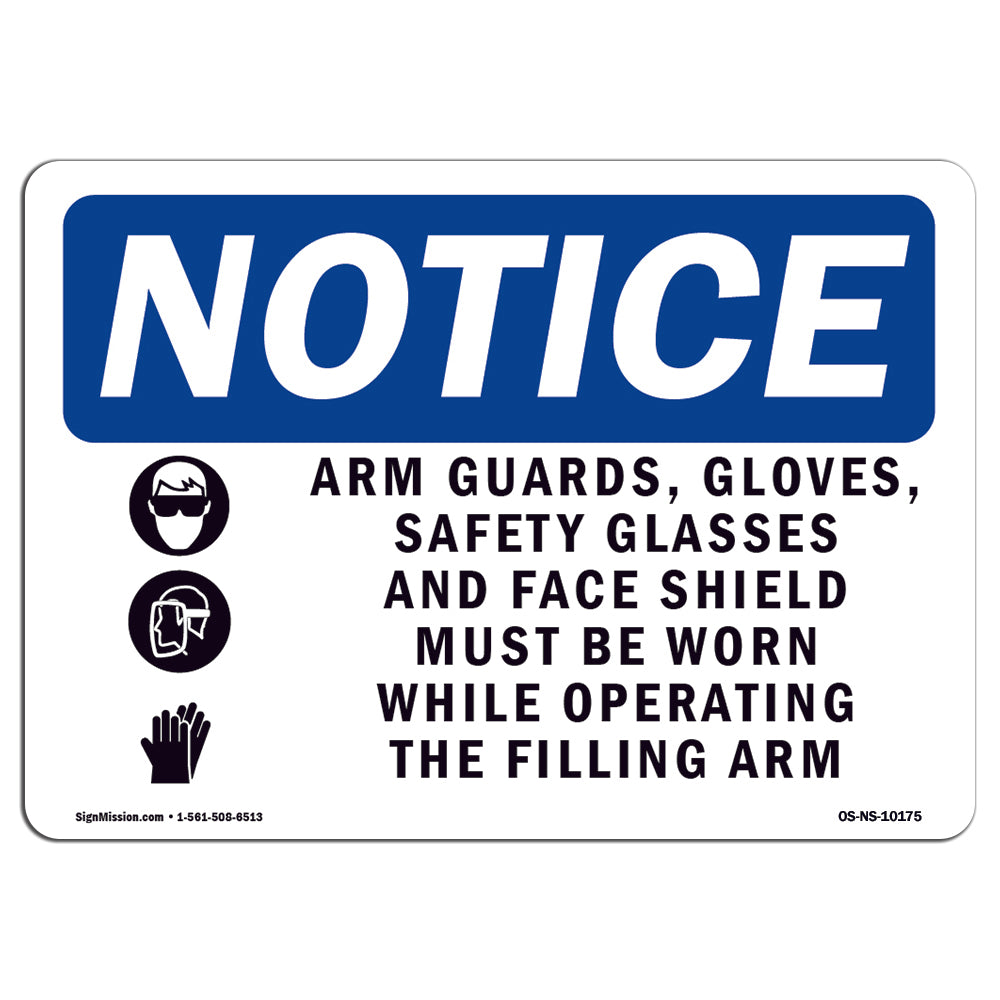 Arm Guards, Gloves, Safety Glasses