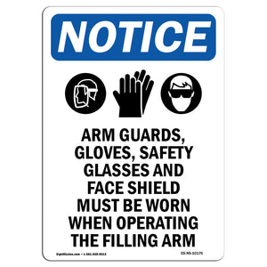 Arm Guards, Gloves, Safety Glasses