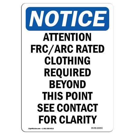 Attention Frc Arc Rated Clothing Required