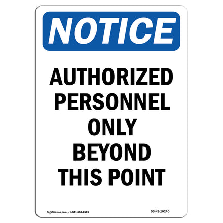 Authorized Personnel Only Beyond