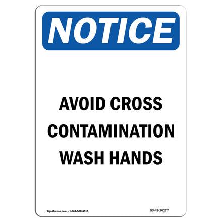 Avoid Cross Contamination Wash Hands