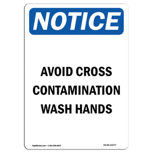 Avoid Cross Contamination Wash Hands