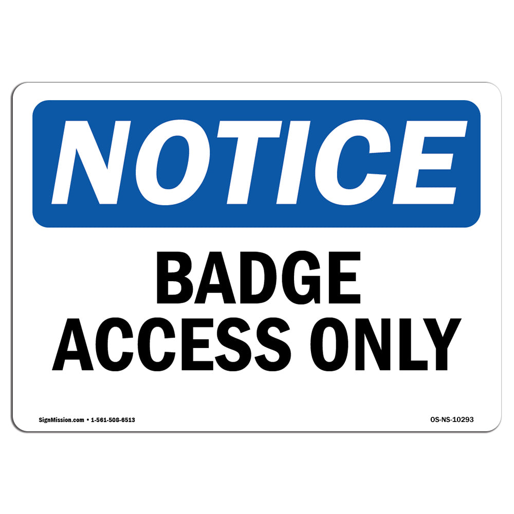 Badge Access Only