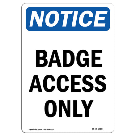 Badge Access Only