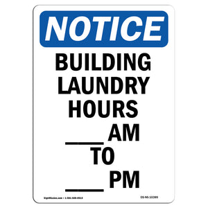 Building Laundry Hours ____ Am