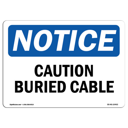 Caution Buried Cable Sign