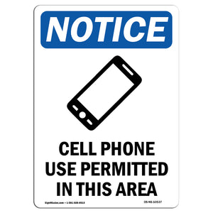 Cell Phone Use Permitted