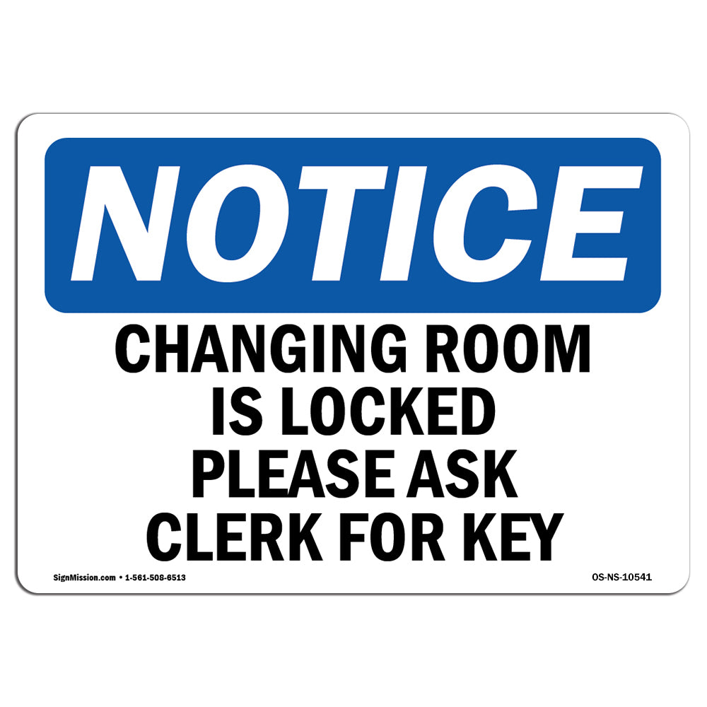 Changing Room Is Locked Please Ask Clerk For Key