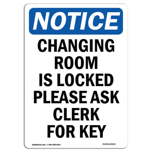 Changing Room Is Locked Please Ask Clerk For Key